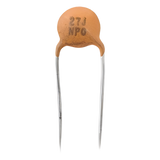 0027P0050V - Capacitor Disco de Cerámica de 27 pFd, 50 V.