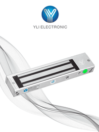 Cerradura Magnética YLI YM500NLED 500kg/1200lb 12-24VDC Uso Rudo Interior MBK500NZL