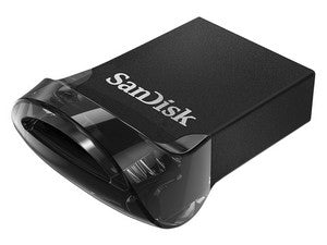 Unidad Flash USB 3.0 SanDisk Ultra Fit de 64 GB. Velocidad de Transferencia de Datos de hasta 150 MB/s. Conexión Compacta.