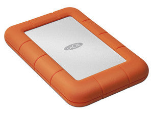 Disco Duro Portátil LaCie Rugged Mini de 2 TB, USB 3.0, Resistente a Golpes, Velocidad de Transferencia de 130 MB/s, Portátil y Compacto