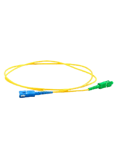 Jumper SC UPC SC APC Monomodo Simplex 2mm 1 Metro Amarillo FO