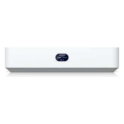 UNVR-INSTANT - NVR Compacto IP / 6 Canales 4K / Switch PoE 6 Puertos GbE 40W / HDD 3.5" 24TB / HDMI Viewport / 220 x 220 x 47 mm (8.7 x 8.7 x 1.9 in)