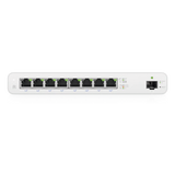 UISP-R - Router Gigabit / 8 Puertos PoE Pasivo 27V / 1 Puerto SFP / NAT 1 Gbps / 110W Total / OSPF y Firewall