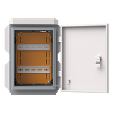 WI-IOTBOX01-V3 - Gabinete de Protección IP / Acero SPCC / 180 x 340 x 160 mm / IP55 / Rieles DIN / Montaje Vertical u Horizontal / 4 Placas Laterales Externas