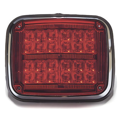 XT1895R - Luz de Advertencia LED / 8 x 6" (203 x 152 mm) / 24 LEDs / IP67 / 12-30 VCC / Patrones Múltiples / SAE-ECE