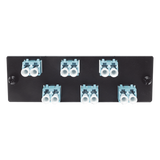 FAP6WAQDLCZ - Panduit Placa Acopladora de Fibra Óptica / 12 Fibras OM3/OM4 / 6 Conectores LC Dúplex