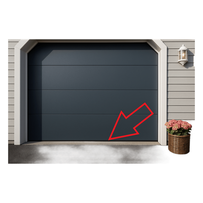 AC-SEAL8 - Accesspro Sello Plastico Rigido y Flexible P/ Puertas D/ Garage D/ 8 Pies D/ Ancho AC-SEAL8