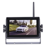 EP175J - Sistema Profesional Inalámbrico de Cámara de Reversa Infrarroja y Monitor Touch de 7" para Vehículos de Trabajo y Montacargas