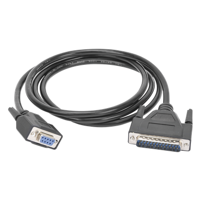 TXDB25DB9 - Adaptador Serial / DB25 Hembra a DB9 Macho / RS232 / 25 a 9 Pines / Equipo Industrial y Radios