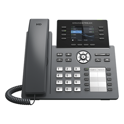 GRP2634 - Grandstream Networks GRP2634 teléfono IP Negro 8 líneas TFT Wifi, Terminal con conexión por cable, En banda, Fuera de banda