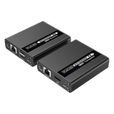 TT223KVM - Kit extensor KVM (HDMI y USB) | 40m a 4k@30Hz  | 70m a 1080P@60Hz | Cat 6, 6a y 7 | CERO LATENCIA | HDR | Salida Loop | Salida de audio de 3.5mm |