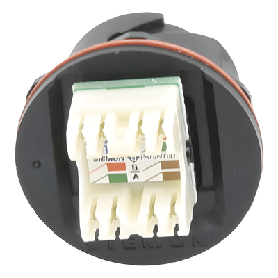 X6-SIEMON - Jack Reforzado Ruggedized MAX, Cat6, Para Uso Industrial o Exterior, Protección IP67