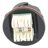 X6-SIEMON - Jack Reforzado Ruggedized MAX, Cat6, Para Uso Industrial o Exterior, Protección IP67