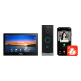 VIK-01 - Kit Videoportero IP / Pantalla Táctil 7" HD / Cámara 2 Megapixel / Wi-Fi Dual Band / PoE / 10,000 Tarjetas RFID / ONVIF