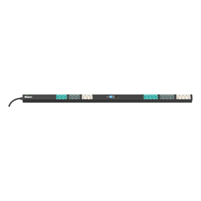E42D42L - PDU Inteligente Monitoreable EL2P para Distribución de Energía, Enchufe de Entrada IEC 60309 3P+N+E 6h 16A (IP44), 21 Salidas C13/C15 y 21 C13/C15/C19/C21, de Instalación Vertical, 230 Vca, 16 Amp
