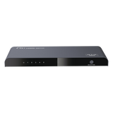 TT501V2.0 - Switch Conmutador HDMI de 5 entradas a 1 salida / 4K @ 60Hz / HDMI 2.0 / HDCP 2.0 / HDMI 3D / Soporta audio estándar, DSD (Direct Stream Digital) y HD (HBR) / Diferentes modos de conmutación, Manual, Control Remoto y RS232.