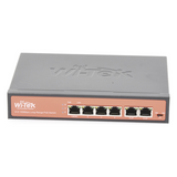 WI-PS205 - Switch PoE No administrable / PoE de Largo Alcance Hasta 250m / 4 Puertos PoE 10/100Mbps (Puerto 1 Hasta 60W, Puertos 2,3 y 4 Hasta 30W) + 2 Puertos 10/100Mbps Uplink / Presupuesto 65 W / Plug and Play