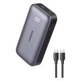 25185 - Ugreen 10000mAh Mini Powerbank Quick Charging 30W Gris