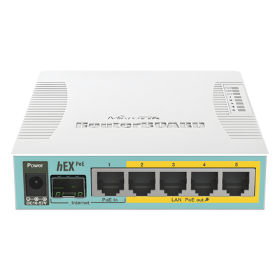 RB960PGS - Mikrotik hEX PoE router Blanco