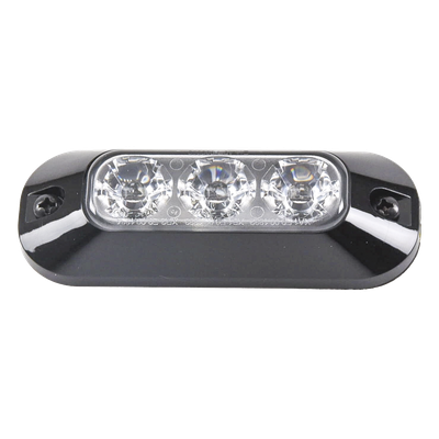 ED3703R - Ecco Luz Perimetral LED / 3 LEDs / 21 Patrones de Destello ED3703R
