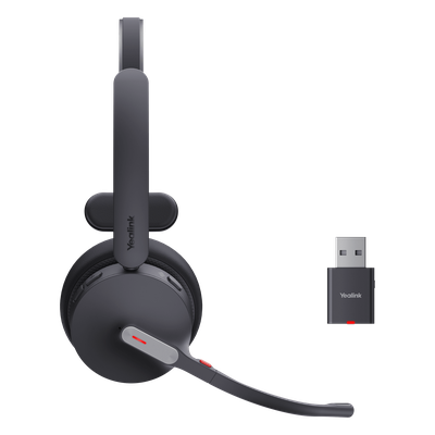 WH64-HYBRID-MONO-UC - Diadema Inalámbrica / DECT + Bluetooth 5.2 / Alcance 150m (492 pies) / 32h Autonomía / Mono UC Plug-and-Play