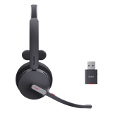WH64-HYBRID-MONO-UC - Diadema Inalámbrica / DECT + Bluetooth 5.2 / Alcance 150m (492 pies) / 32h Autonomía / Mono UC Plug-and-Play