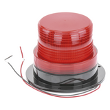 X126-R - Burbuja de Señalización LED / 8 LEDs Rojos Gen III / 340 Lúmenes / 10-110 Vcd / 4 W / Patrón de Destello Ajustable / Montaje Permanente