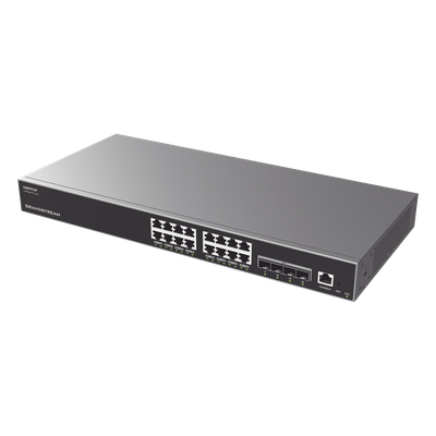 GWN7812P - Grandstream Networks GWN7812P dispositivo de redes Gestionado L3 Gigabit Ethernet (10/100/1000) Energía sobre Ethernet (PoE) Gris
