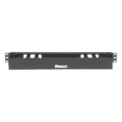 WMPFSE - Organizador de Cables Horizontal / 1UR / 19 pulgadas (483 mm) / Solo Frontal / Gestión Coaxial, Fibra y Categoría 5e/6