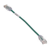 UTP28SP8INGR - Cable de Parcheo Cat6 UTP / 28AWG Diámetro Reducido / 3.8 mm / 20.2 cm (0.66 ft) / Verde / LSZH-CM