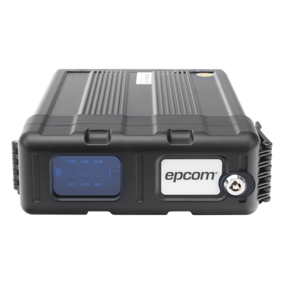 XMR401NAHD - DVR Móvil / Multiplataforma / 4 Canales AHD 2 Megapixel / Almacenamiento en Memoria SD / H.265 / Chip IA Embebido / Soporta 4G / WiFi / GPS