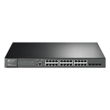 T2600G-28MPS - Tp-Link Switch PoE+ administrable Capa 2 / 24 puertos Gigabit / 4 puertos SFP T2600G-28MPS