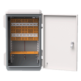 WI-IOTBOX02 - Gabinete Exterior IP55 / Acero SPCC 680 x 480 x 315 mm / Rieles DIN / 4 Placas Laterales / Microswitch