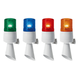S60ADL-110-G - Qlight Torre de Señalización LED / Luz Fija y Destellante / Zumbador 95 dB a 1 m S60ADL-110-G