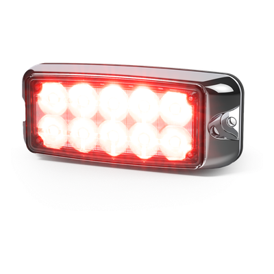 CD4080RW - Ecco Luz LED de Advertencia / 10 LED / Doble Color Rojo/Claro CD4080RW