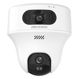 DS-2CFWQ6-D - Hikvision Cámara Turret IP / 6 Megapixel / Doble Lente 2.8 mm y 4 mm DS-2CFWQ6-D