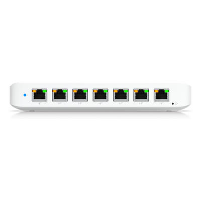 USW-ULTRA - Ubiquiti UniFi Switch Ultra USW-ULTRA, 42W PoE, 1 Puerto PoE++, 7 Puertos PoE+