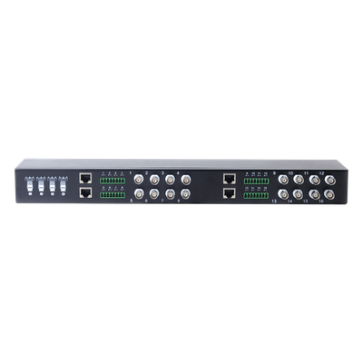 TT-116-TURBO - Transceptor de Video Pasivo / 16 Canales / 4K / Rack 19" / UTP Cat 5e/6 / HD-TVI/CVI/AHD/CVBS / Protección contra Sobretensión
