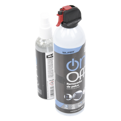 ON-OFF-CLEANER-PACK - Silimex Kit de Limpieza para Electrónicos / 4 Productos Especializados / Aire Comprimido 660 ml