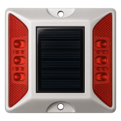 AC-LED - Accesspro Señalizador Vial Solar / 6 LED Intermitentes / Alcance Visual 800 m (2624.7 ft)
