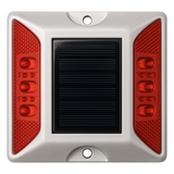 AC-LED - Accesspro Señalizador Vial Solar / 6 LED Intermitentes / Alcance Visual 800 m (2624.7 ft)