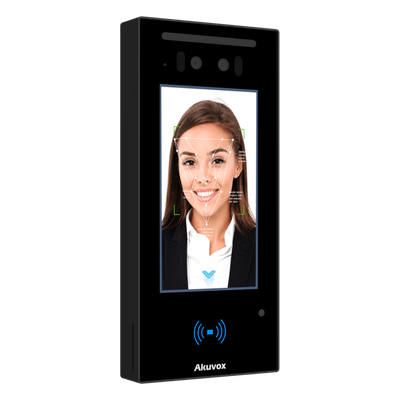 E16C - Akuvox E16C sistema de intercomunicación de video 2 MP 12,7 cm (5") Negro