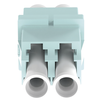 FADSLCZAQ-L - Módulo Acoplador / LC Duplex / Fibra Multimodo / Color Aqua / Pérdida 0.1 dB / Cerámica Zirconia