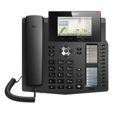 X6 - Teléfono IP empresarial para 20 líneas SIP, Voz HD, 3 Pantallas LCD a Color, 12 teclas BLF, PoE