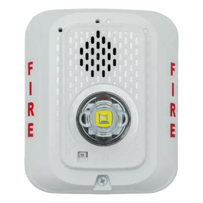 P2WLED - System Sensor Sirena con Estrobo LED / Montaje en Pared / 2 Hilos P2WLED