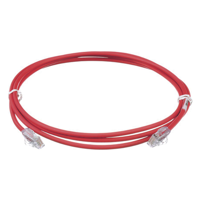 UTP28X7RD - Cable de Parcheo UTP / Cat6A / 28AWG / CM-LSZH / 2.13 m (7 ft) / Rojo