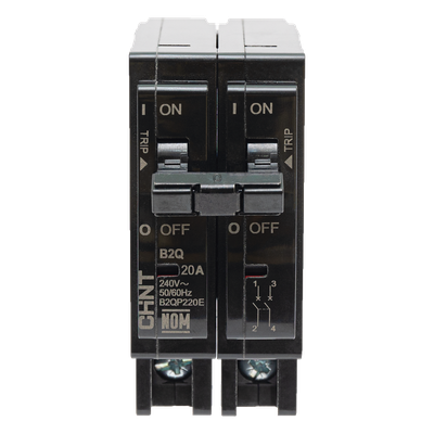 B2QP240E - Chint Interruptor Termomagnético Enchufable / 2 Polos / 40A B2QP240E