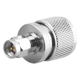 RSA-3456 - Rf Industries,Ltd Adaptador en Línea / SMA Macho a UHF Macho PL-259 / Cuerpo Bronce Niquelado