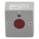 DS-PD1-EB - Hikvision Botón de Pánico Cableado / NA/NC Configurable / ABS Retardante al Fuego DS-PD1-EB