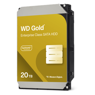 WD203KRYZ - Disco Duro Empresarial / 20 TB / SATA 6 Gb/s / 7200 RPM / 512 MB Caché / 2.5M Horas MTBF / Tecnología HelioSeal
